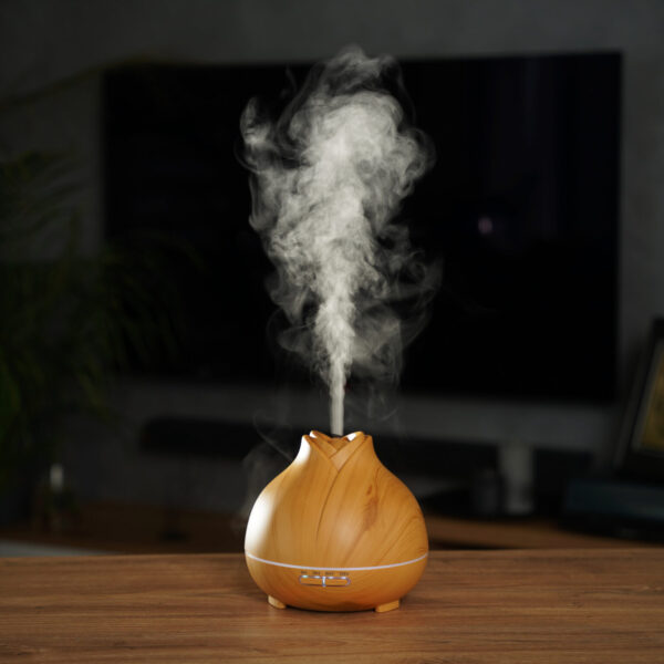 Nawilżacz powietrza Aroma Elegance Light 550 ml – dyfuzor zapachowy + gratis olejek eteryczny - obrazek 2